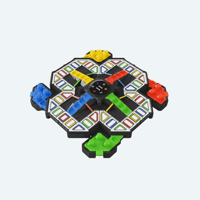 GiiKER Super Ludo electronic board game with space theme and digital dice - Smarter Objects.