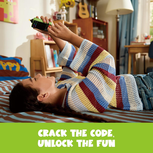 Interactive educational toy GiiKER Super Decoder being played indoors by a child