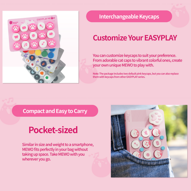 Pocket Music Keyboard EASYPLAY MEOW Package