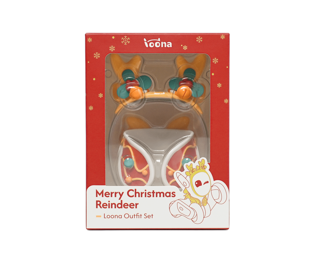 Loona Merry Christmas Reindeer Outfit Set