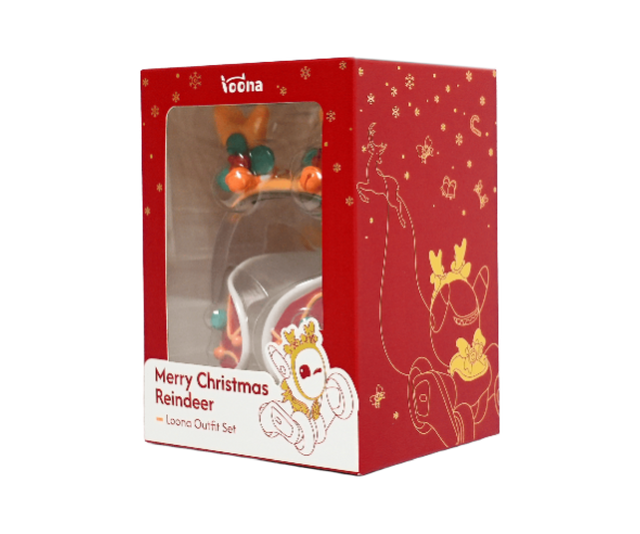 Loona Merry Christmas Reindeer Outfit Set