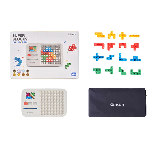 GiiKER Play Anywhere Bundle – 5 Smart Travel-Friendly Toys for Kids 3+ | Focus, Logic & Screen-Free Fun On-the-Go