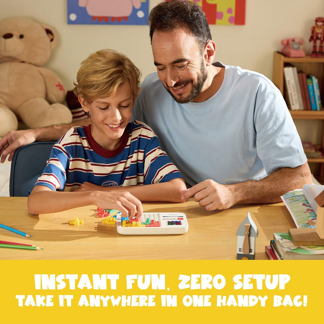 Portable GiiKER Super Blocks puzzle game with instant setup for travel and home play.