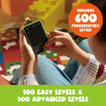 Handheld GiiKER Super Decoder featuring 600 progressive logic challenges for all ages.