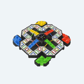 GiiKER Super Ludo electronic board game with space theme and digital dice - Smarter Objects.