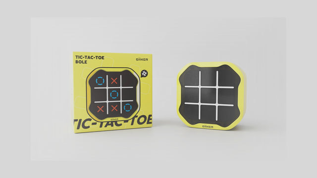 Close-up video showing the interactive light effects and sound during Tic-Tac-Toe gameplay.